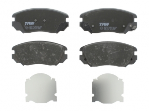 Купить GDB1782 TRW Тормозные колодки передние Camaro 3.6 с звуковым предупреждением износа